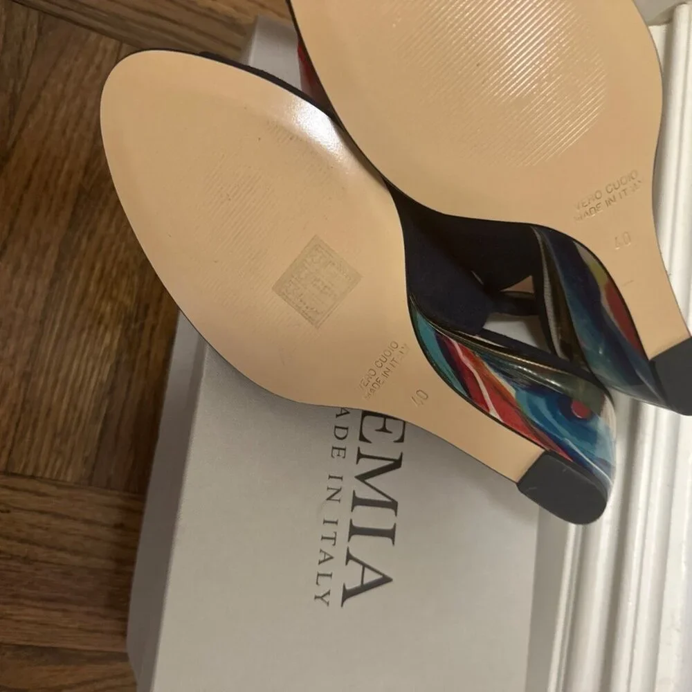 Accademia of Venice Wedge Sandals - Picture 4 of 6